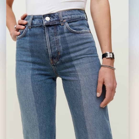 Reformation Reconstructed High Rise Straight Jeans - Picture 5 of 5